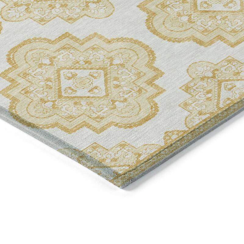 Machine Washable Indoor/ Outdoor Chantille Moroccan Boho Rug
