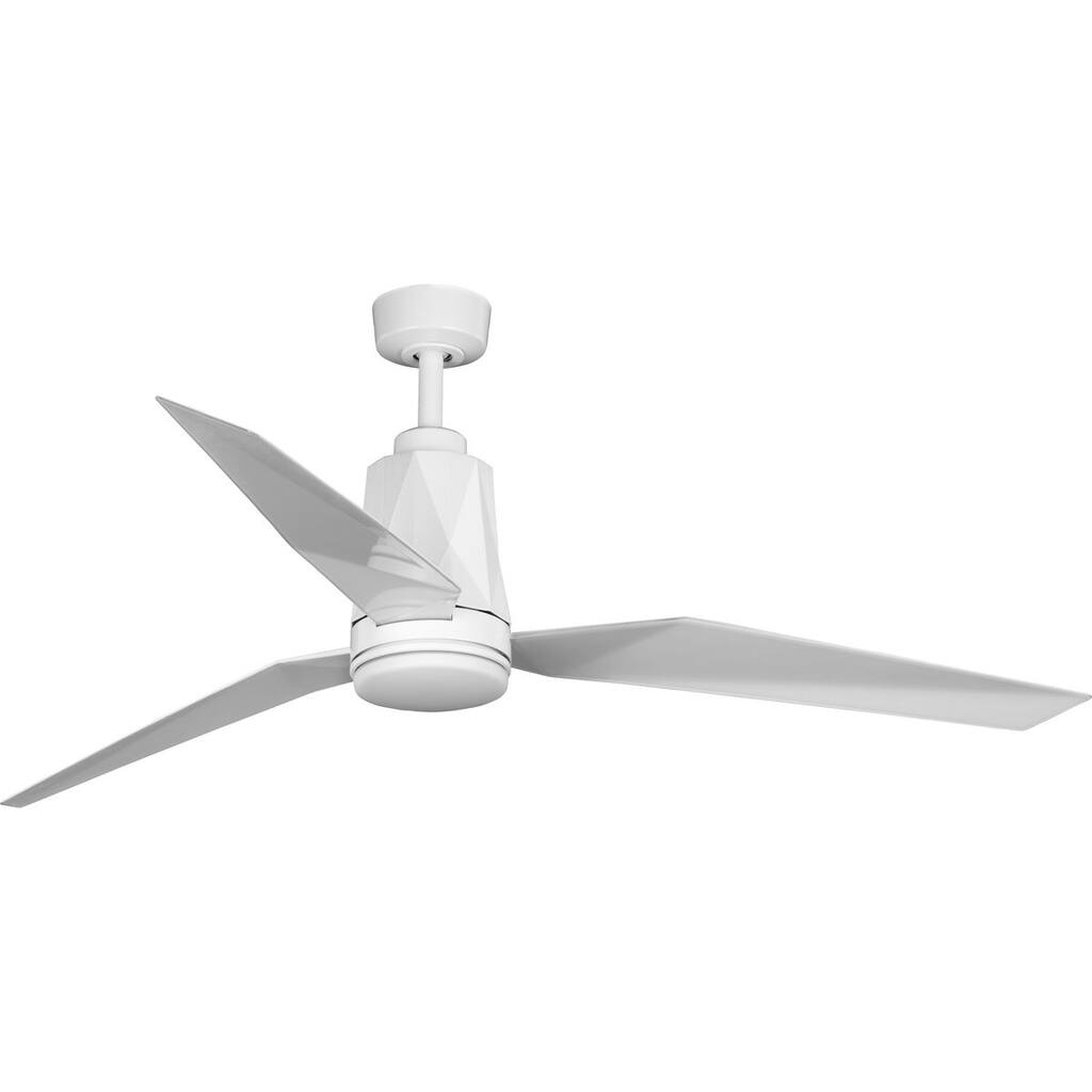 Bixby Collection 60" Indoor Outdoor Three-Blade White Ceiling Fan - 10.030" x 30.980" x 9.440"