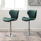 preview thumbnail 54 of 75, Roundhill Furniture Ellston Upholstered Adjustable Swivel Barstools, Set of 2