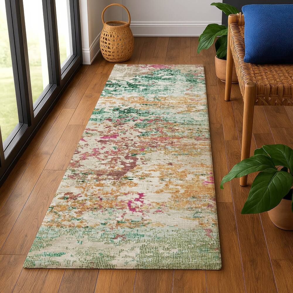 Premium Washable Super Soft Abstract Blend Mayfield Rug