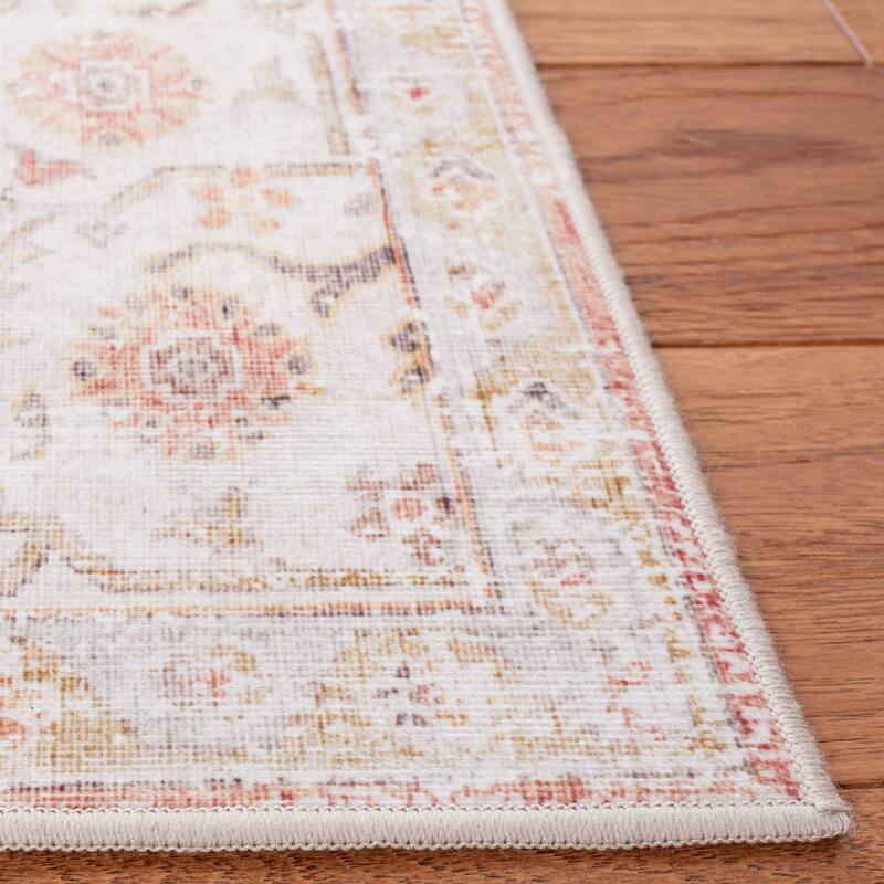 SAFAVIEH, Tucson Machine Washable Slip Resistant Queenie Oriental Medallion