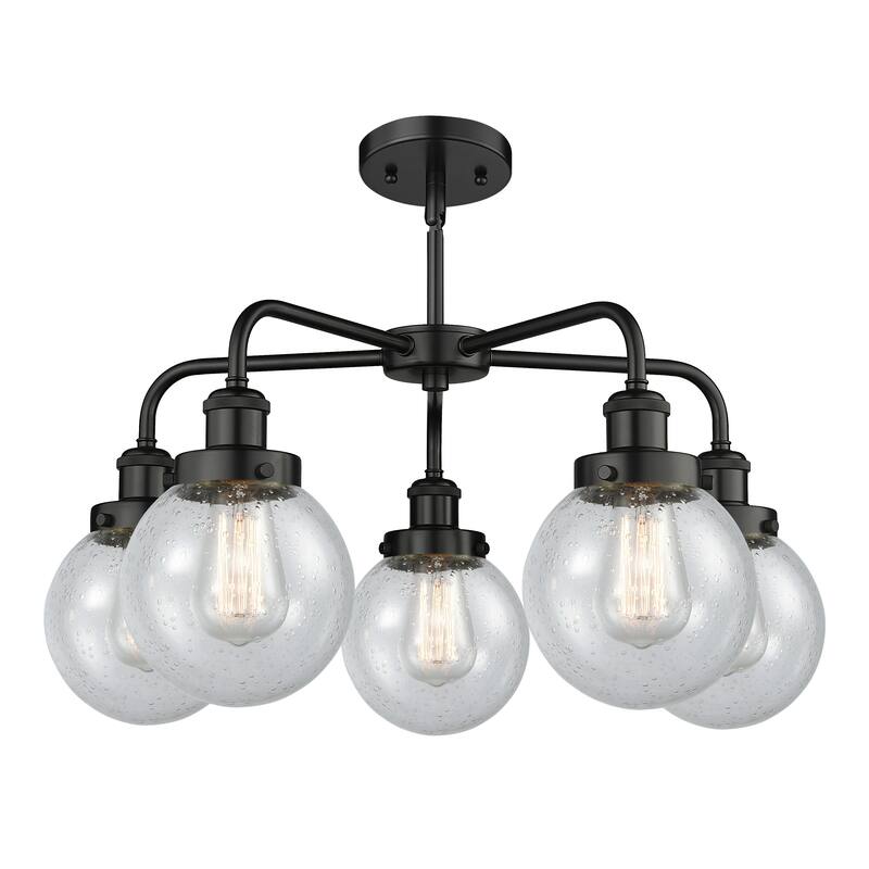 Innovations Lighting Beacon - 5 Light 24" Stem Hung Chandelier