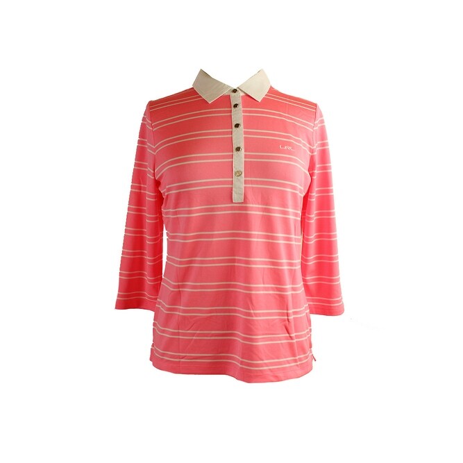 ralph lauren pink blouse