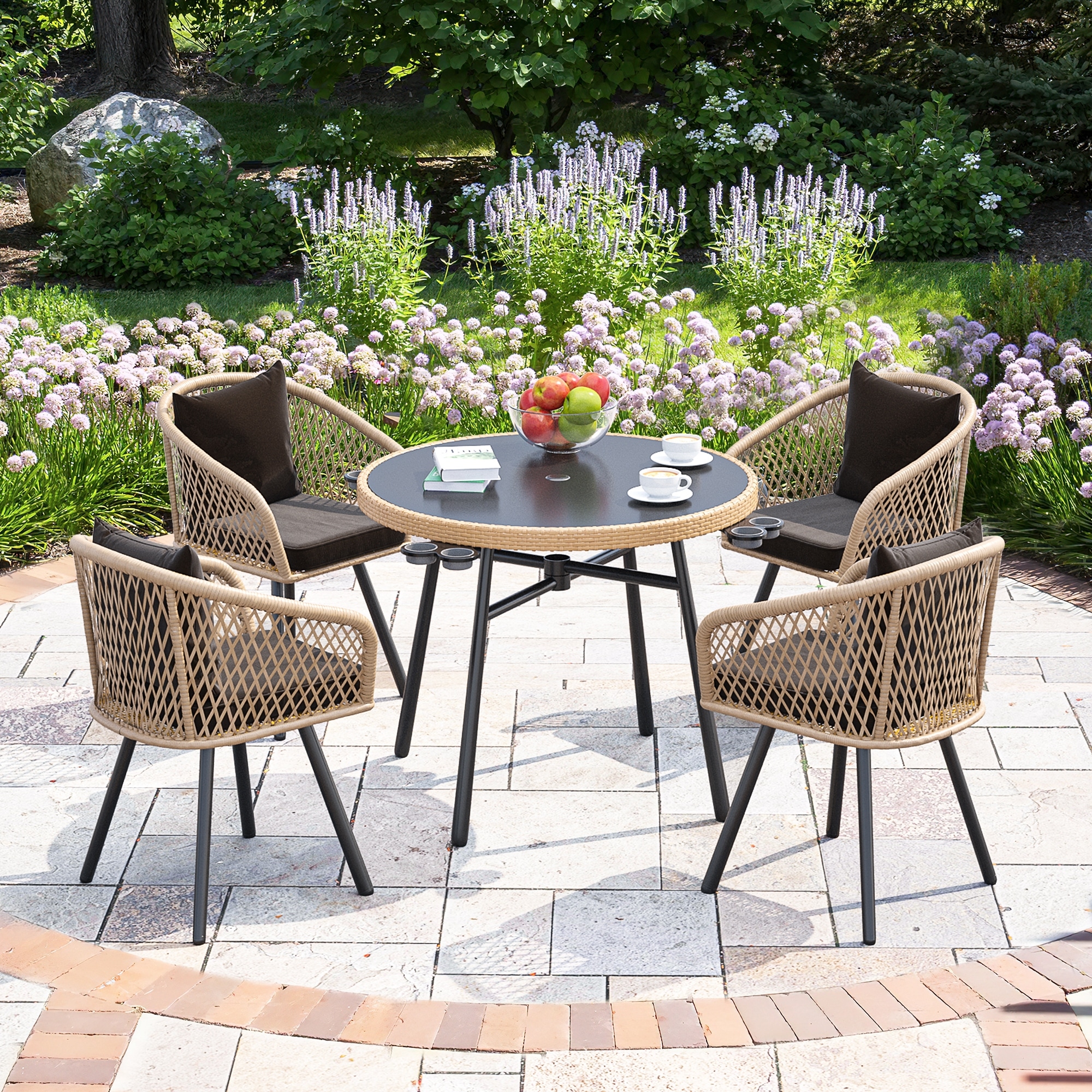 4 person bistro top set