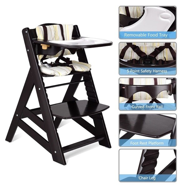 baby high chair adjustable height