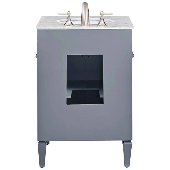 Elegant Lighting VF-1027 Park Ave 24" Free Standing Single Basin