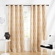 preview thumbnail 6 of 13, ATI Home Alfie Room Darkening Blackout Grommet Top Curtain Panel Pair 52X84 - Sundress