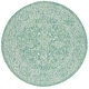 preview thumbnail 79 of 180, SAFAVIEH Courtyard Aquata Indoor/ Outdoor Waterproof Patio Backyard Rug 6'7" Round - Green/Ivory