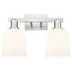 Option Brushed Satin Nickel / White