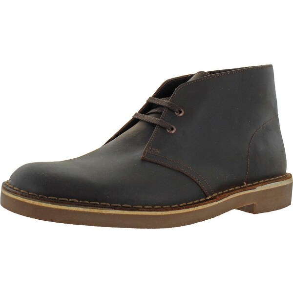 clarks men's bushacre 2 chukka boot black