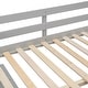 preview thumbnail 102 of 103, Modern Wooden Loft Bed with Retractable Writing Desk and 3 Drawers, Storage Stairs and Shelves