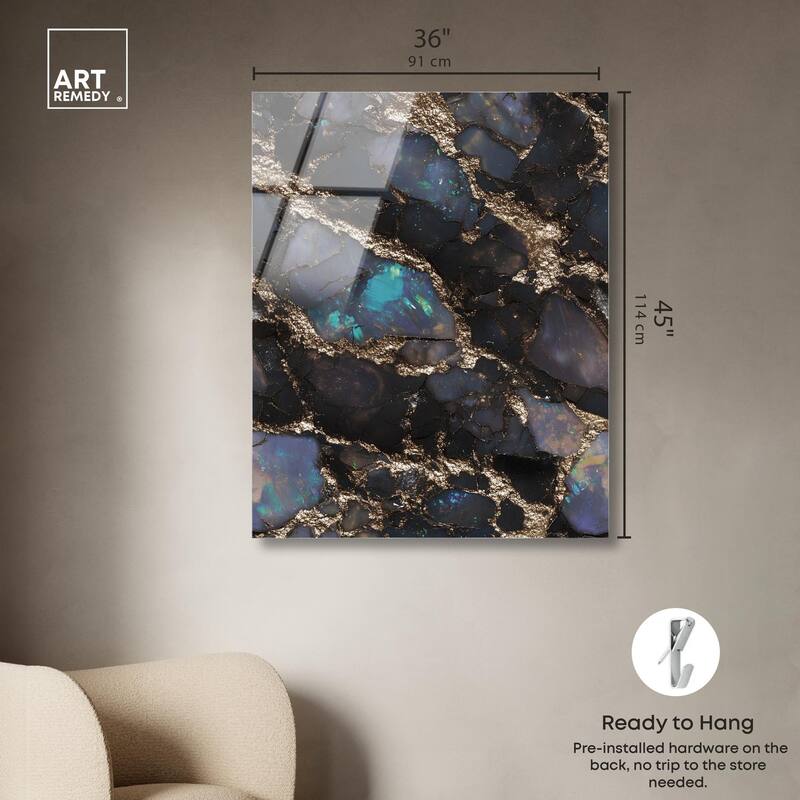Astral Firelight Acrylic by Art Remedy, Ready to Hang