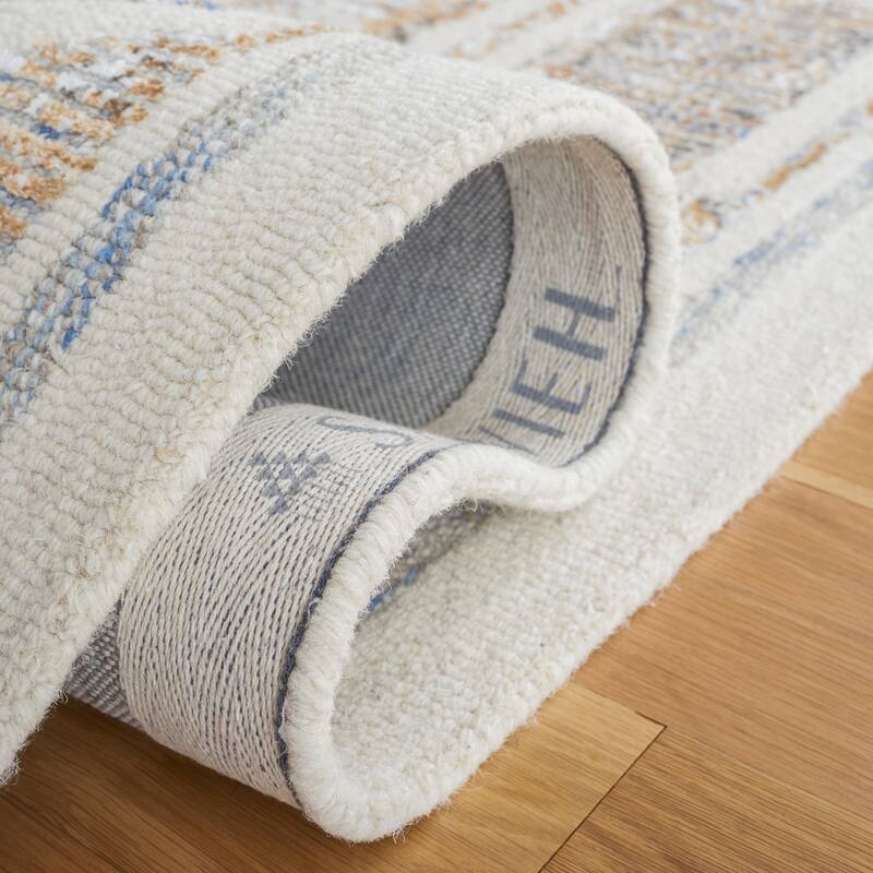 SAFAVIEH, Handmade Artistry Poulia Geometric Wool Rug