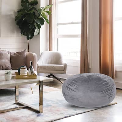 Bean Bag Chair,Modern Upholstered Lazy Sofa Couch with Memory Foam