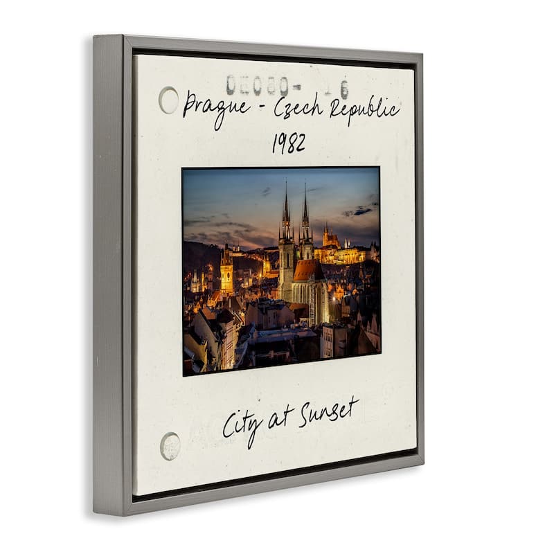 Stupell Prague Travel Cityscape Framed Floater Canvas Wall Art Design By Danita Delimont