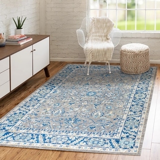 JONATHAN Y Traditional Persian Boho Floral Area Rug - On Sale - Bed ...