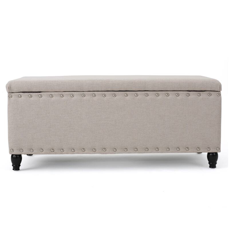 Multi-Use Storage Ottoman - Upholstered Functional Decor for Any Room