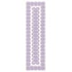 preview thumbnail 13 of 22, SAFAVIEH Handmade Kids Kayley Geometric Wool Rug 2'3" x 8' Runner - Purple/Ivory