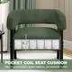 preview thumbnail 15 of 14, Yaheetech Corduroy Accent Chair with Solid Wood Legs for Living Room, Bedroom