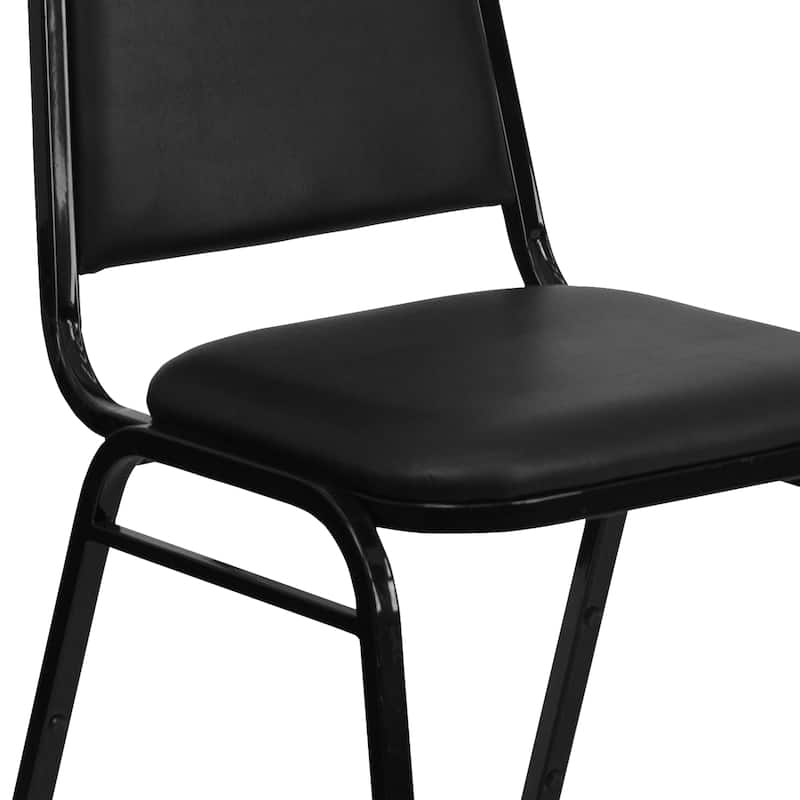 Trapezoidal Back Stacking Banquet Chair with 1.5" Thick Seat - 20.25"D x 17.5"W x 34"H