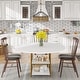 Round Dining Table with Storage Shelves for Kitchen Dining Room - On ...