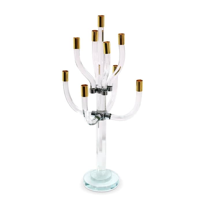 Candelabra with Silver/Gold Tip (2 Sizes)