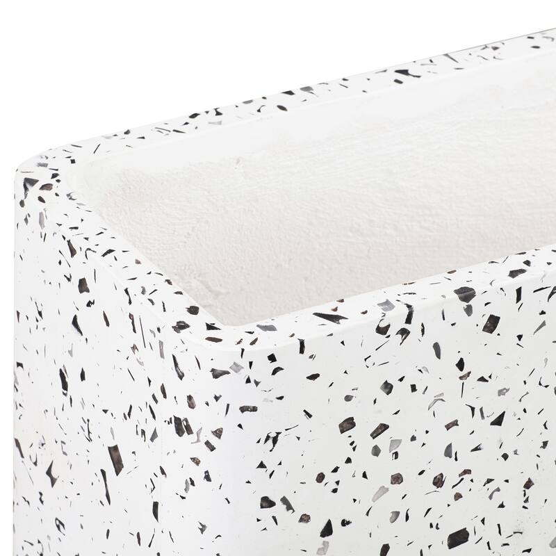 Sunstone Modern Indoor Outdoor Lightweight Concrete Planter