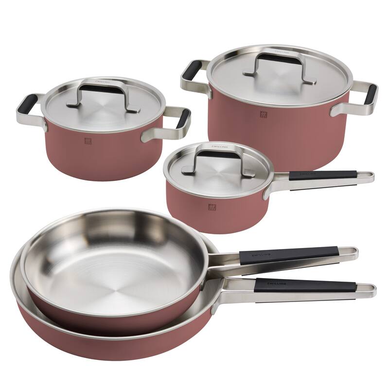 ZWILLING Pure 8-pc Stainless Steel Cookware Set - Rose Gold - 8-pc - 8 Piece