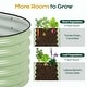 preview thumbnail 23 of 22, Aoodor 4 in 1 Modular Aluzinc Metal Raised Garden Bed - Outdoor Garden Planter Box for Vegetable, Flower, Herb