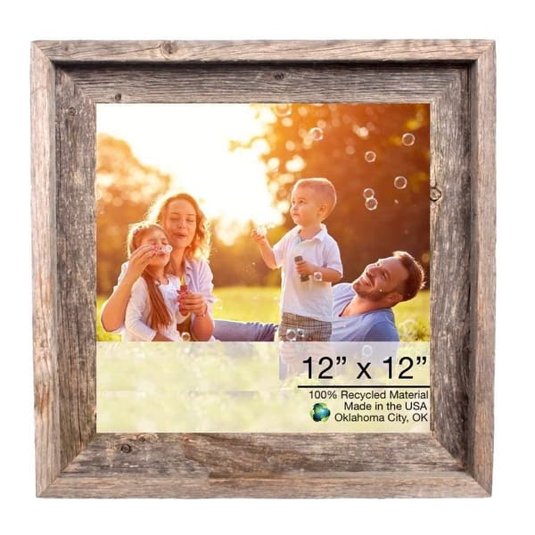 12X12 Natural Weathered Grey Picture Frame 12X12 Natural Weathered Grey Picture Frame
