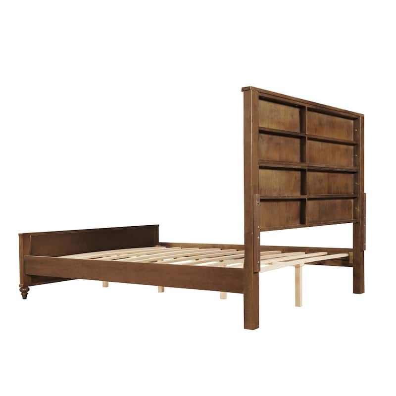 Christopher Knight Home - Modern Wooden Bed Frame with Headboard and Footboard