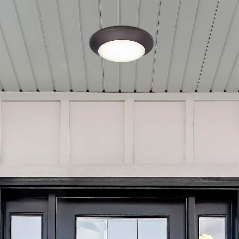 Westinghouse 6133800 Makira 6" Wide Flush Mount Bowl Ceiling Fixture