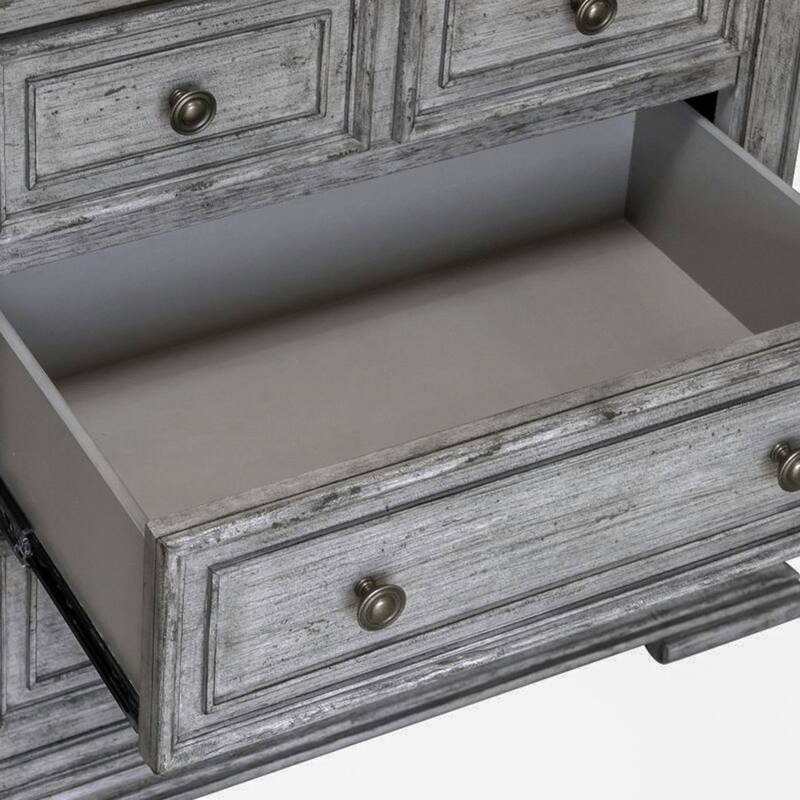 Big Valley Graystone Nightstand with Charging Station