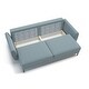 preview thumbnail 5 of 17, Modern Alisa Sleeper Sofa, Flared Arm Couch Sofa for Room Decor, Solid Pine Wood Made Comfortable Sofa Bed Furniture