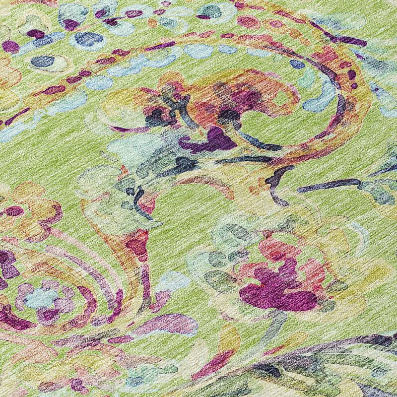 HomeRoots Paisley Transitional Rectangle Outdoor Rug
