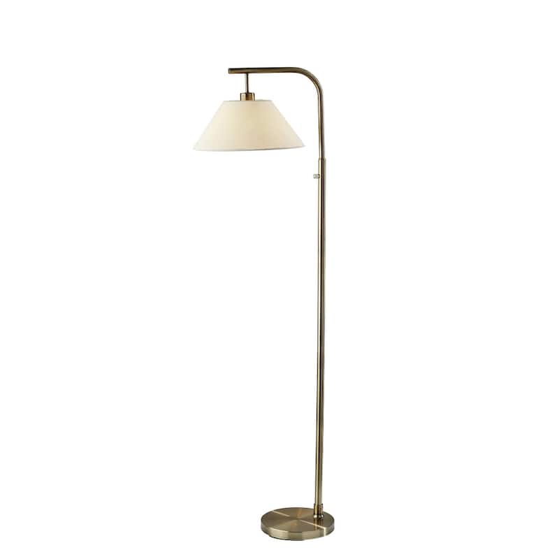 Hayes Floor Lamp - Antique Brass