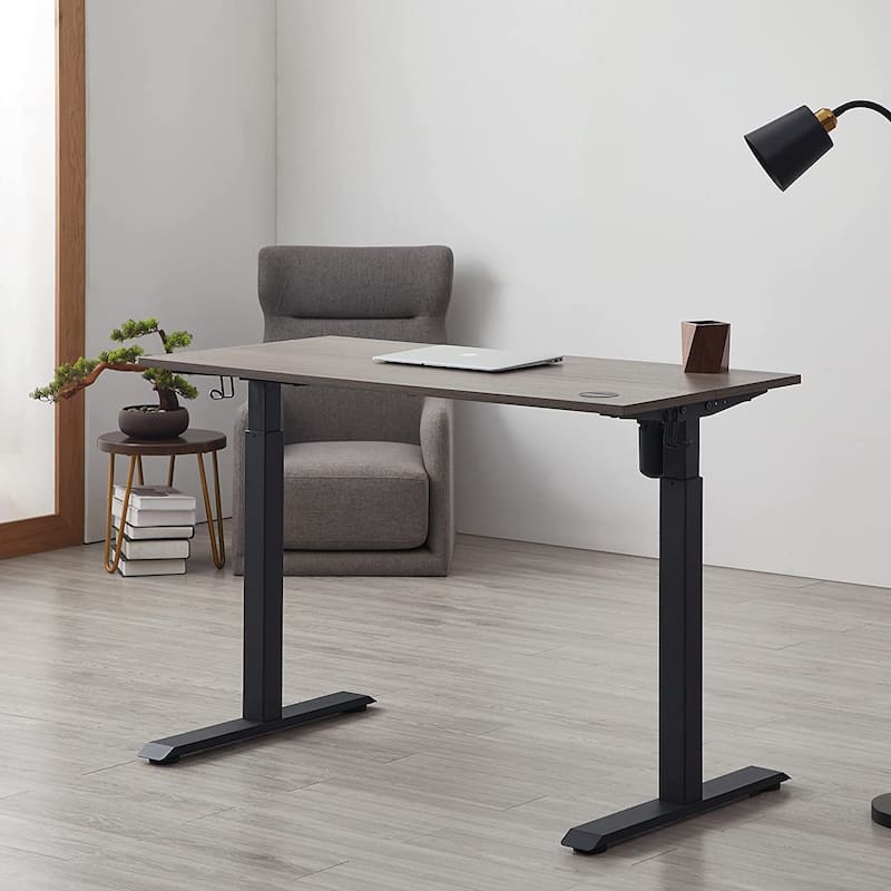 KOWO Electric Standing Desk 48" Height Adjustable Sit Stand Workstation w/Memory Preset, Home Office Desk