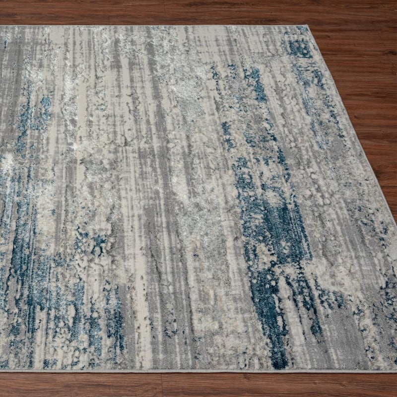 Luxe Weavers Modern Abstract Textured Area Rug for Living Room and Bedrooms