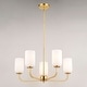preview thumbnail 2 of 9, Vaxcel Lighting H0305 5 Light 26" Wide Chandelier