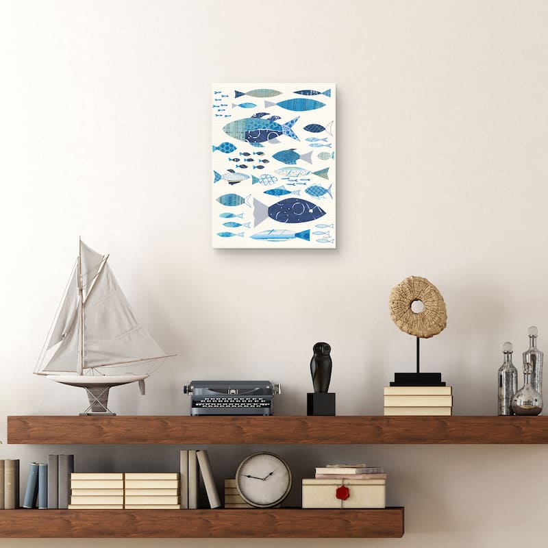 Go with the Flow II Canvas Art Print