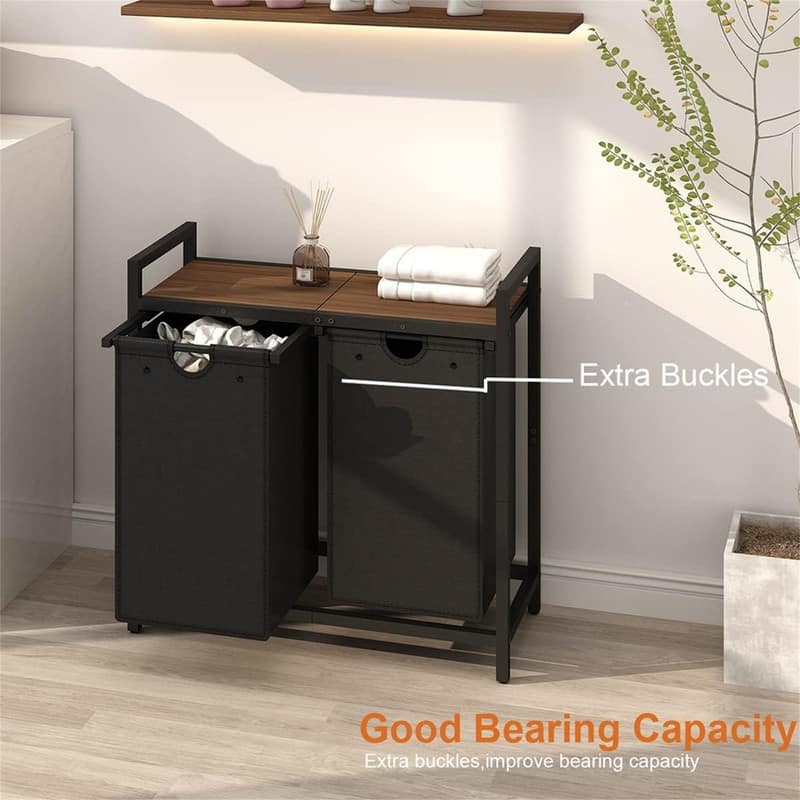 Clothes Hamper for Laundry Room - 28.4"L x 12.7"W x 28.7"H