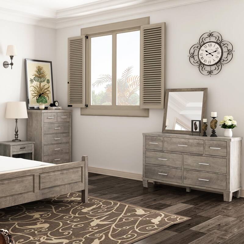 Dresser for Bedroom with 6 Drawers, 45" Tall White Chests of Drawers with Storage, Large Drawer Dresser for Closet