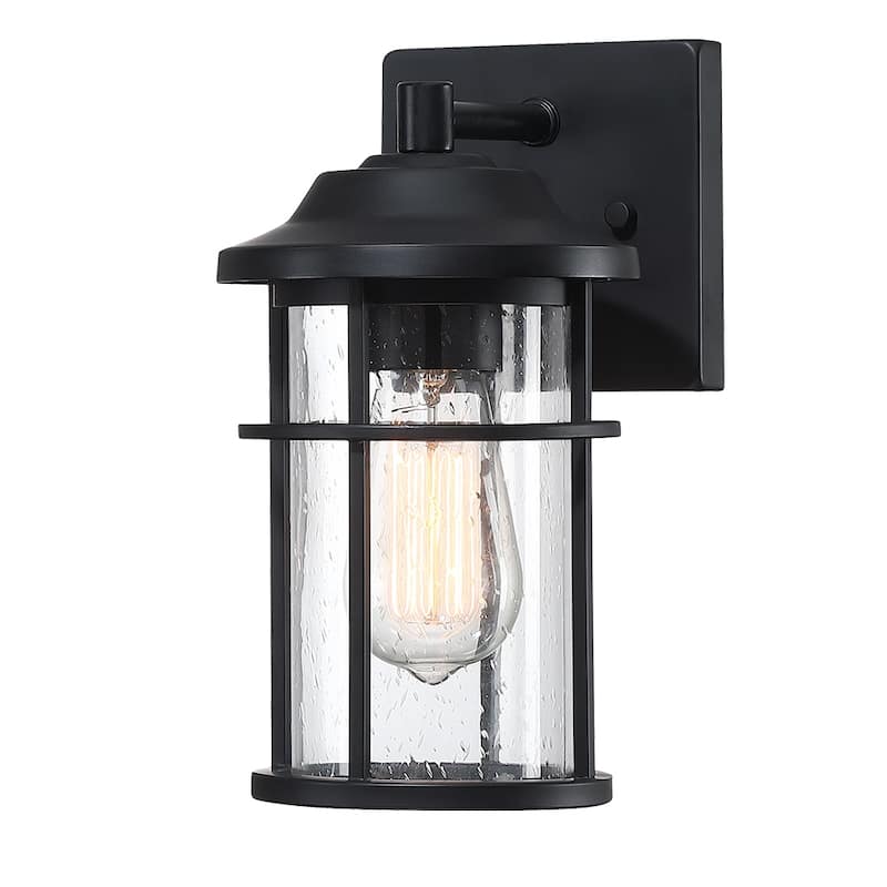1-Light Outdoor Wall Mount Light Fixture - 5.91"x7.7"x10.81"