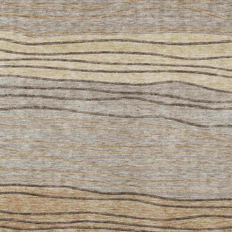 HomeRoots Striped Transitional Rectangle Outdoor Rug