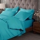 preview thumbnail 1 of 4, Superior Egyptian Cotton 400 Thread Count Solid Duvet Cover Set Teal - California King