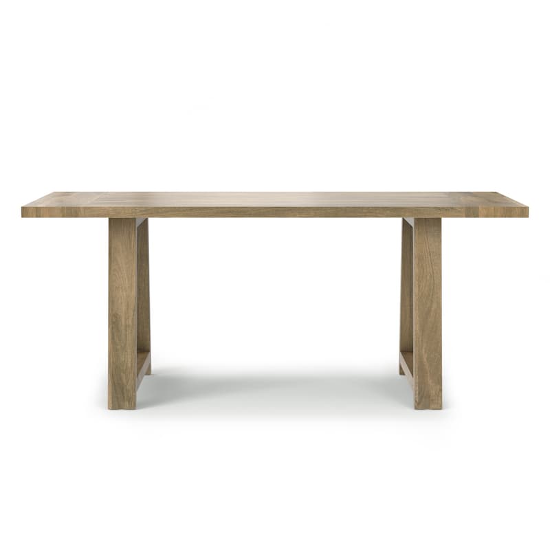 WyndenHall Aeris 72x36 inch Rectangle Modern Farmhouse Dining Table - 72 inches wide