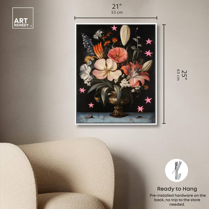 TANY's Floral Universe I Canvas by Art Remedy