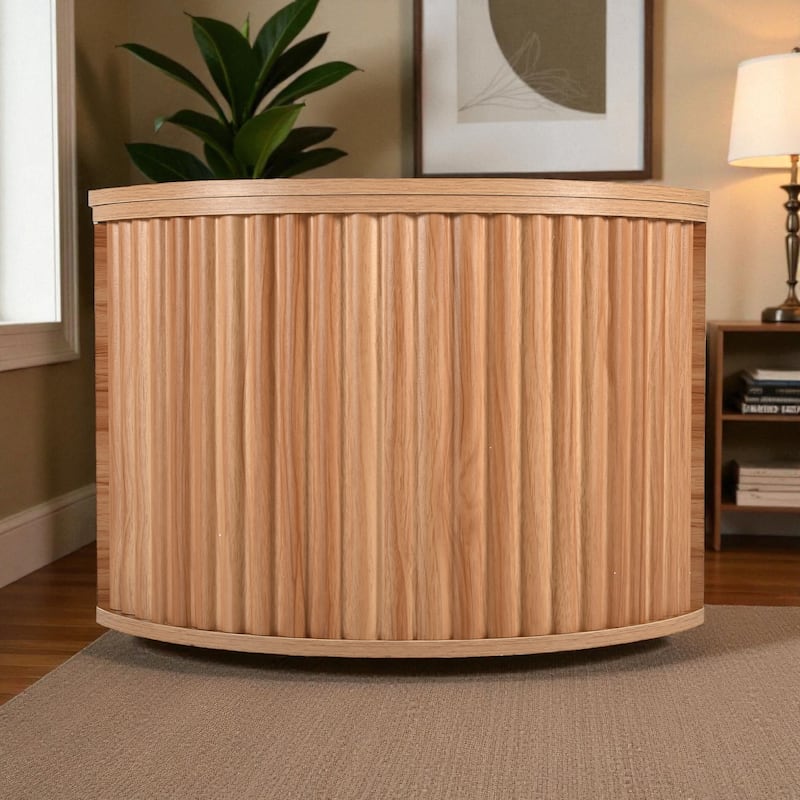 47.2'' Modern Oval Lift-Top Coffee Table with Hidden Storage Compartment, Wooden Center Table for Living Room