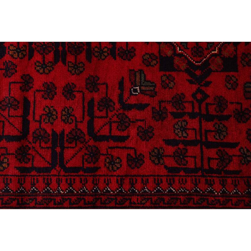 ECARPETGALLERY Hand-knotted Finest Khal Mohammadi Red Wool Rug - 5'0 x 6'8