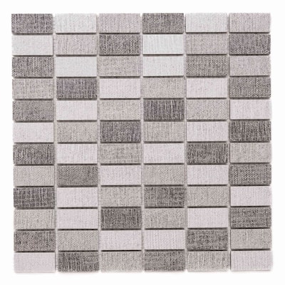 The Tile Life South Beach 1x2 Multi-color Porcelain Floor & Wall Tile